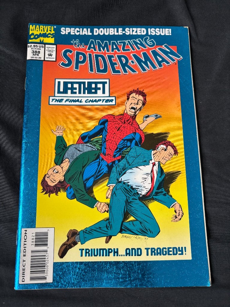The Amazing Spider-Man #388 - Lifetheft: The Final Chapter, Boeken, Amerika, Ophalen of Verzenden, Bagley / R.E., Gelezen