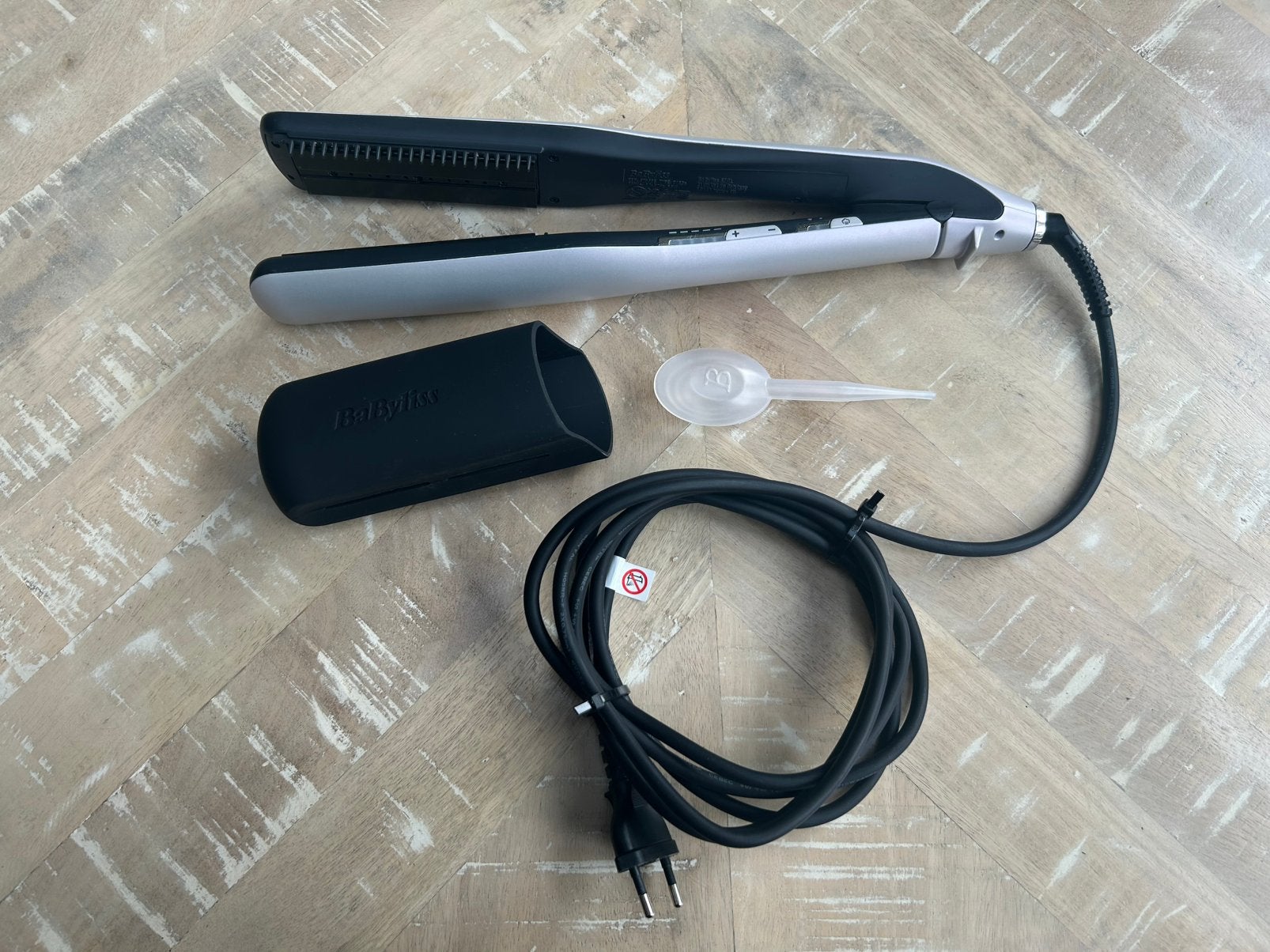 BaByliss Steam Lustre Styler Stoom Stijltang, Ophalen of Verzenden, Zo goed als nieuw, Krultang of Stijltang