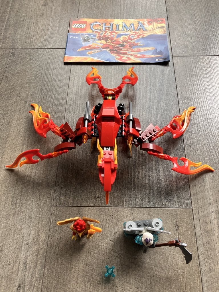 LEGO Chima Flinx’s Ultieme Phoenix - 70221, Overige thema's, Lego, Compleet, Ophalen of Verzenden