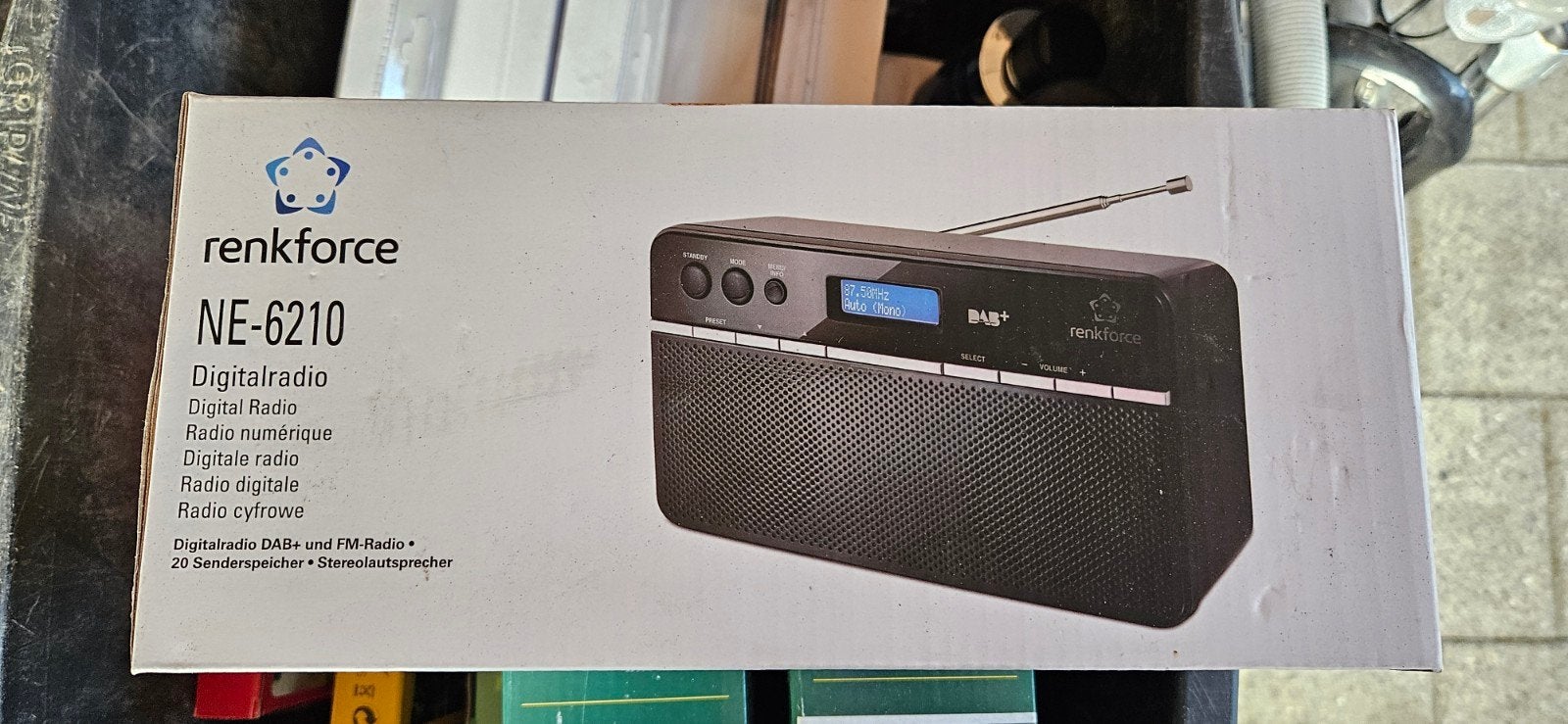 Renkforce NE-6210 Digitale Radio DAB+/FM, Ophalen, Nieuw, Radio