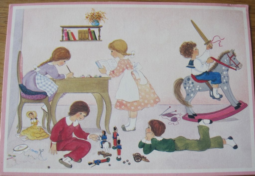 Hendrik Pierson stichting - kinderen spelen in de kamer, Verzenden, 1980 tot heden, Gelopen, Kinderen