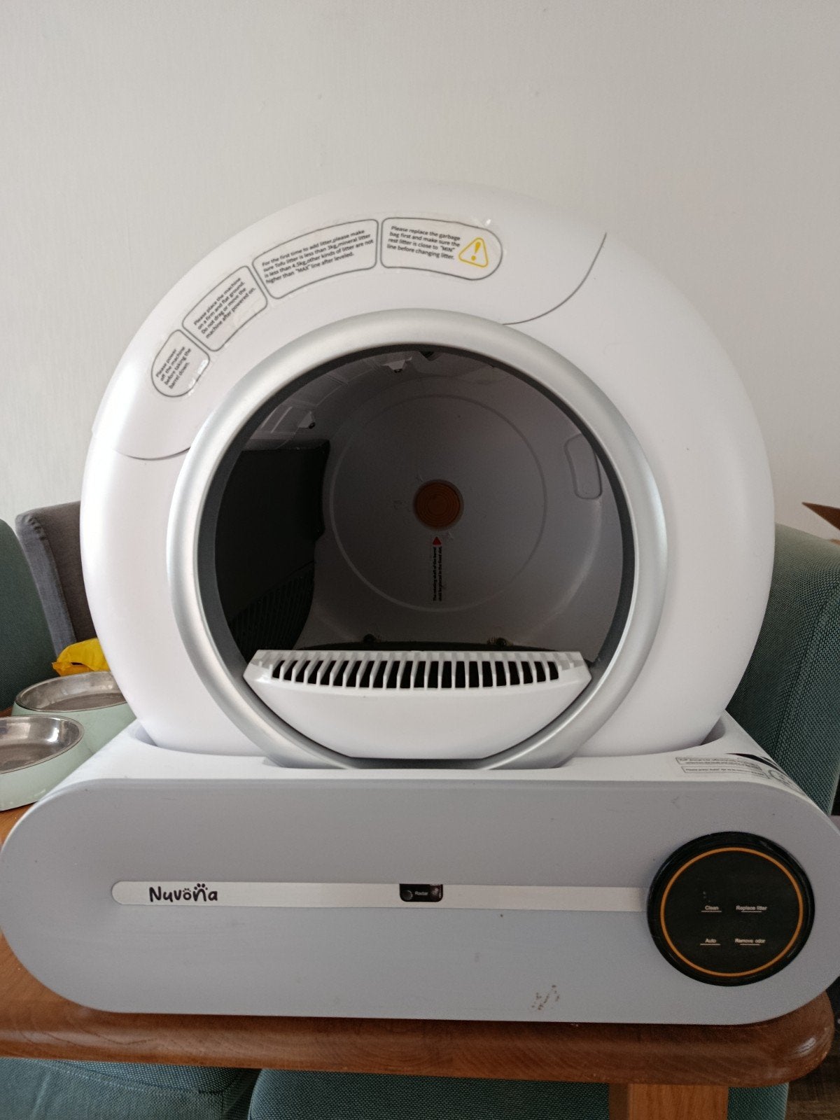 Nuvona Zelfreinigende Kattenbak XXL, Ophalen