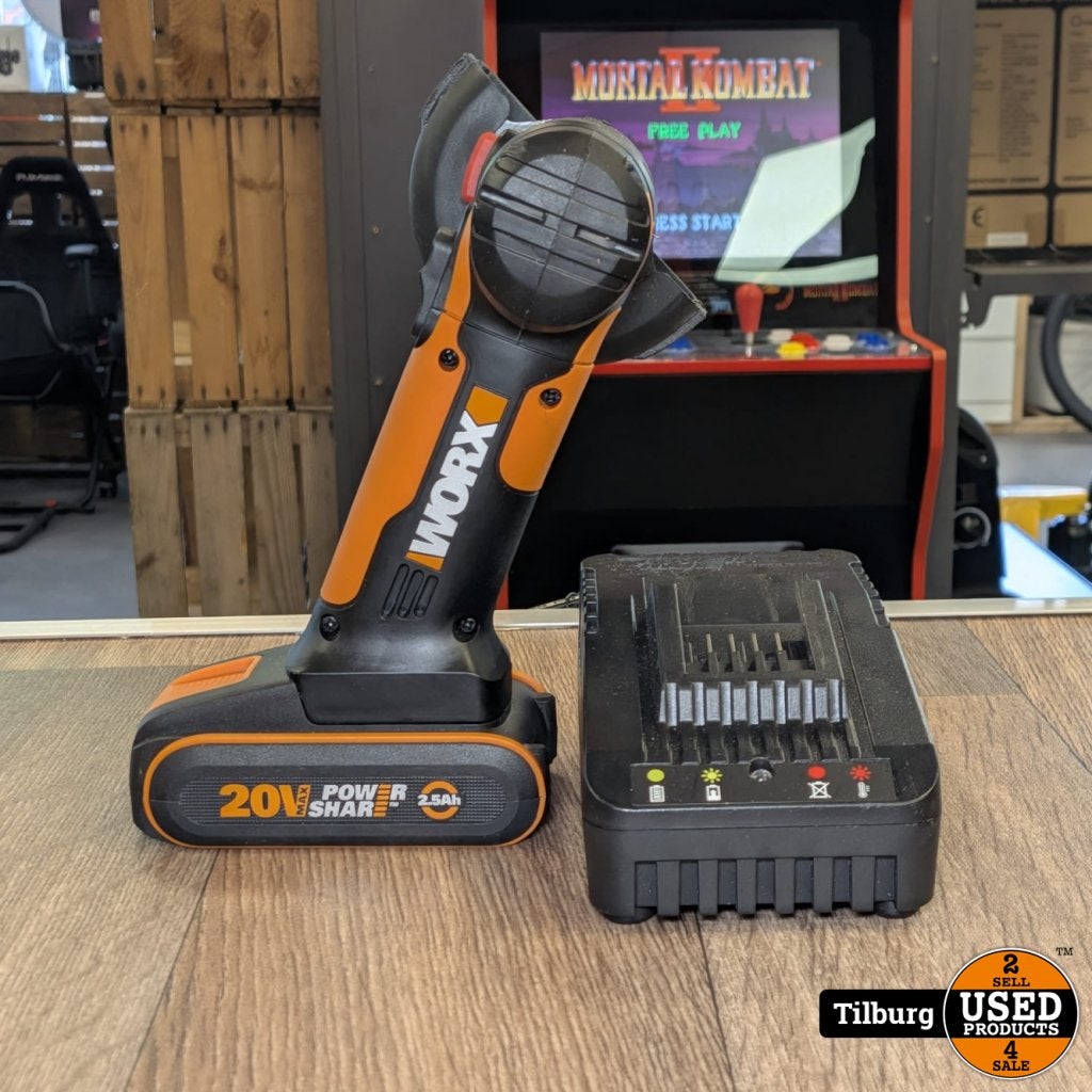 WORX WX801 Mini Haakse Slijper Incl Oplader Nette staat, Worx, Gebruikt, Support@worx.com, 14675 128th Ave NE, Suite 120
Woodinville, WA 98072
USA