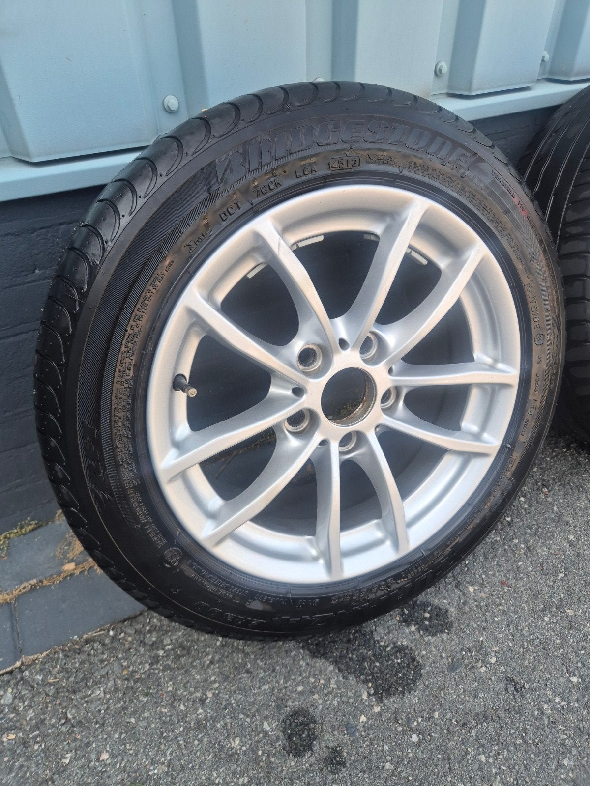 BMW 1 serie velgen 16 inch met Bridgestone zomerbanden, Ophalen, Gebruikt, 16 inch, Banden en Velgen