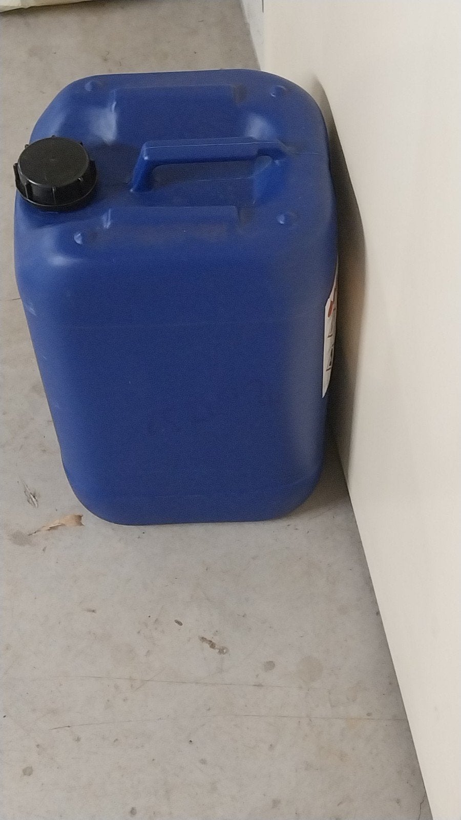 Jerrycan 25 liter - Blauw kunststof zgan, Ophalen, Gebruikt
