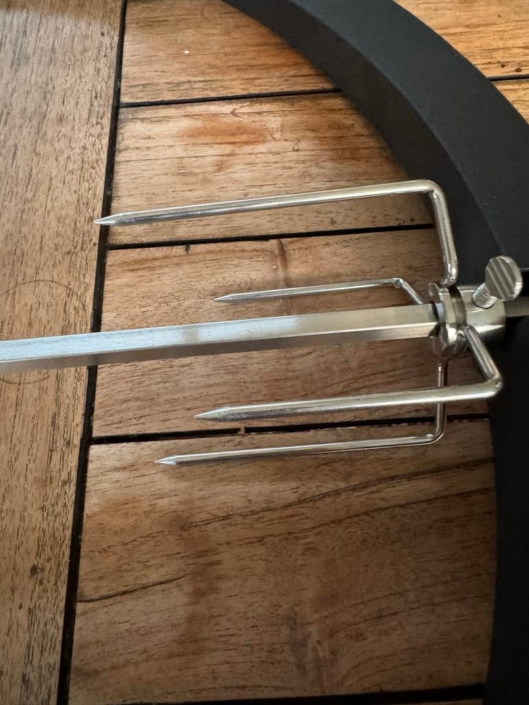 Rotisserie ring met spit en motor voor BBQ/Grill, Ophalen of Verzenden, Nieuw