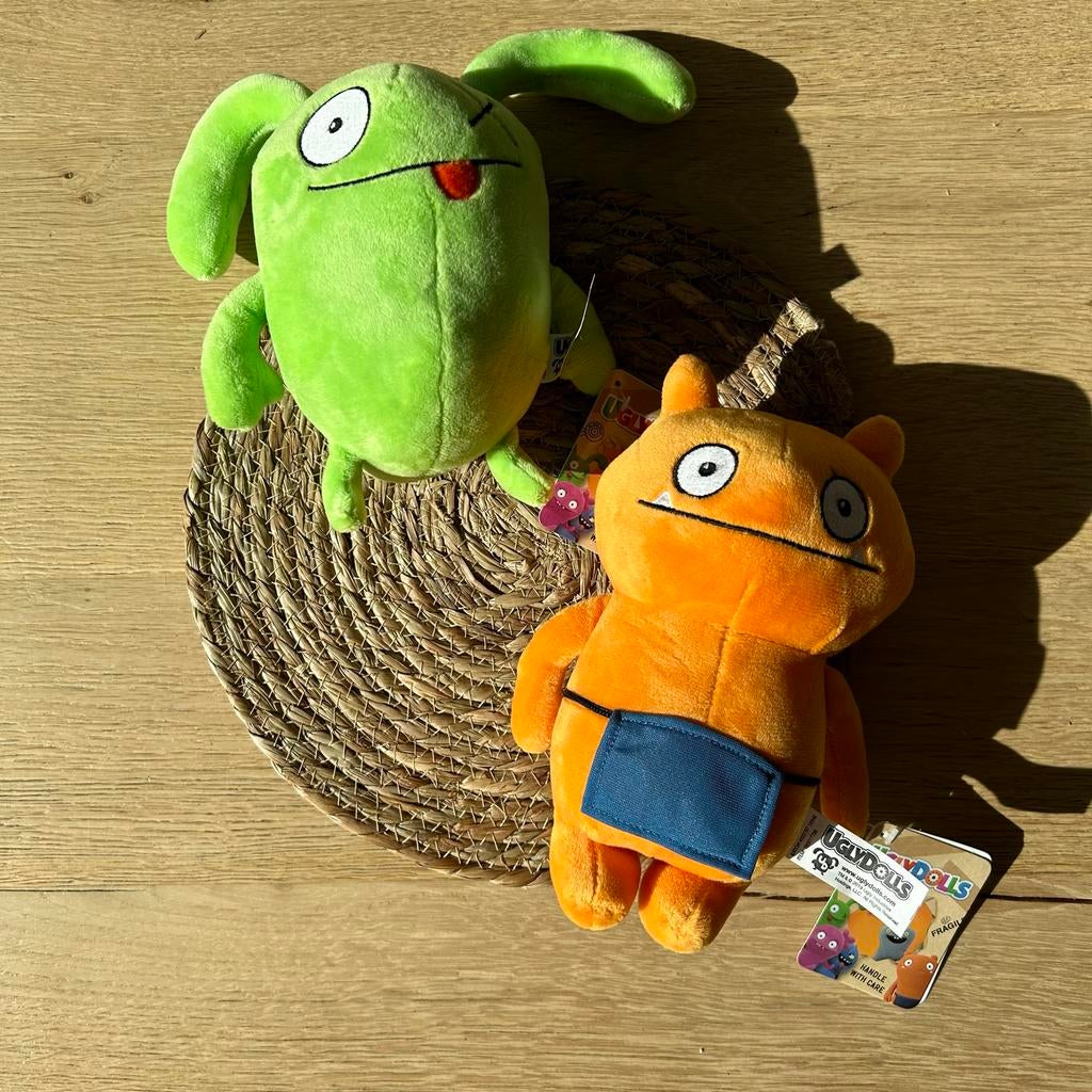 Ugly Dolls knuffels - set van 2 - nieuw, Kinderen en Baby's, Speelgoed | Knuffels en Pluche, Overige merken, Overige karakters