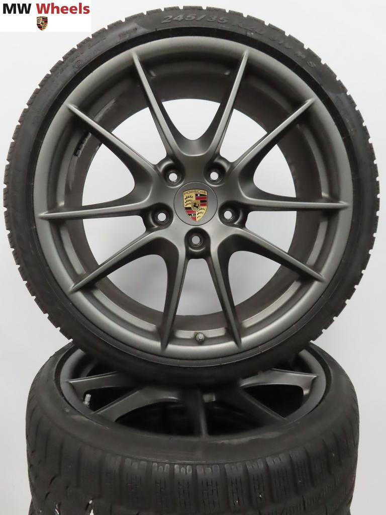 Porsche 20 inch Origineel velgen 911 991  4 S winterbanden, Gebruikt, -, -, Banden en Velgen