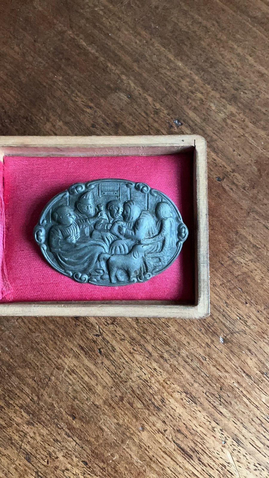 Antieke broche, Ophalen of Verzenden, Zo goed als nieuw, Zilver, Overige materialen