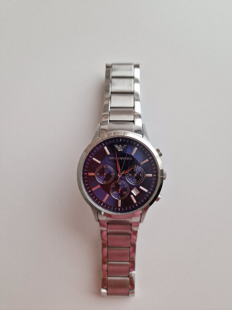Horloge, Overige kleuren, Armani, Minder dan 95 cm, Ophalen of Verzenden