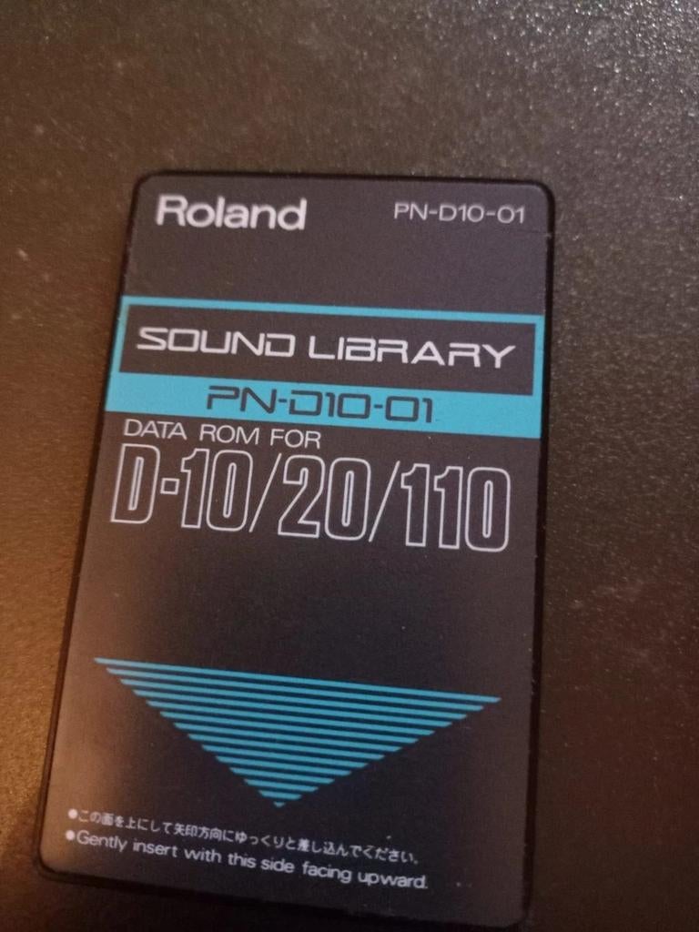 Roland PN-D10-01 Sound Library Data ROM voor D-10/20/110, Ophalen of Verzenden, Gebruikt, Roland