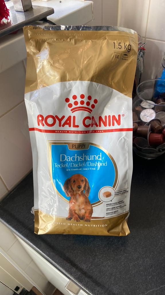 Royal canin teckel dachshund puppy brokken, Dieren en Toebehoren, Dierenvoeding, Ophalen of Verzenden, Hond