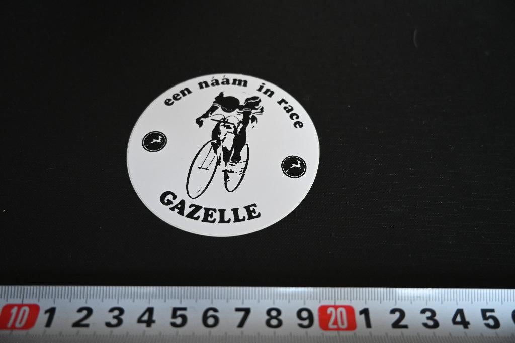 sticker een náám in race  GAZELLE fiets wielrennen, Verzamelen, Stickers, Zo goed als nieuw, Ophalen