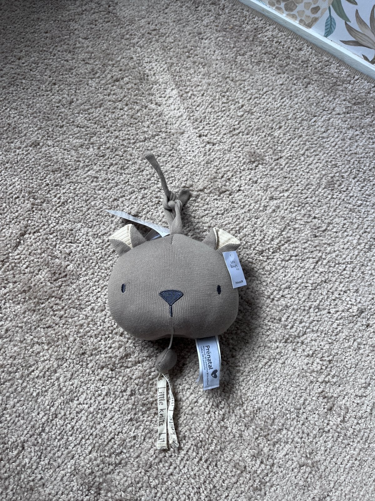 Muziekdoosje Koala - Prénatal Little Knits, Ophalen, Nieuw, Mobiel, Met geluid