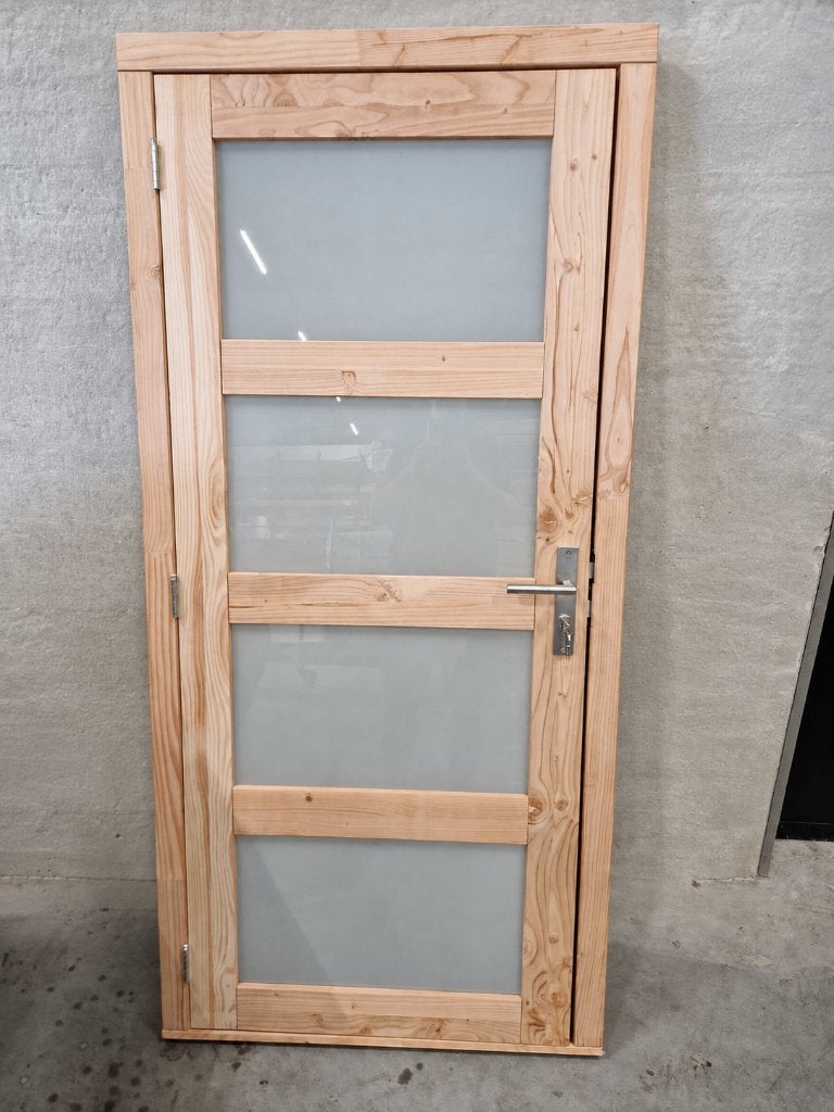 Douglas Deur 830x1940mm + kozijn 965x2035mm, Ophalen, 80 tot 100 cm, 200 tot 215 cm, Glas
