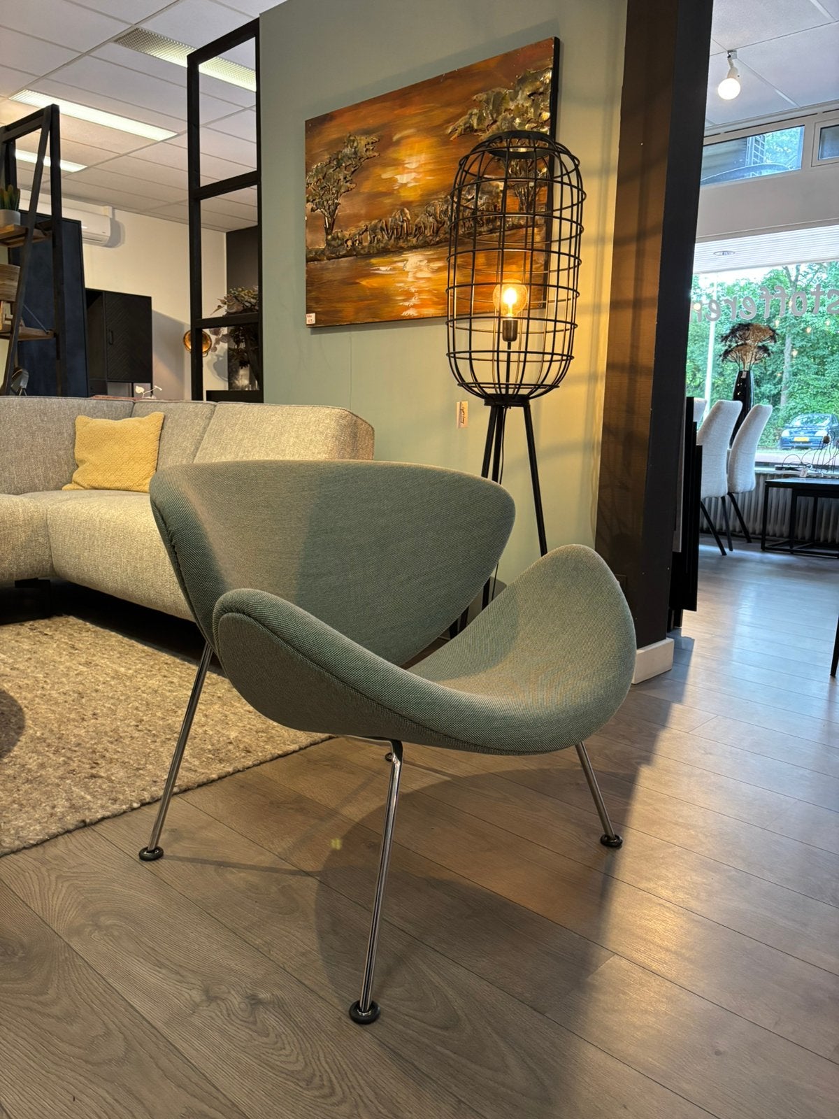Artifort Orange slice stof Kvadrat, 75 tot 100 cm, Ophalen of Verzenden, 50 tot 75 cm, Leolux artifort rolf benz montis