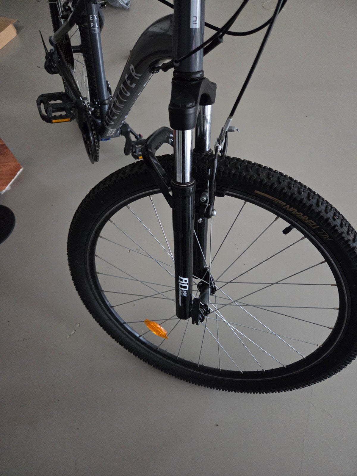 Rockrider fiets - Zo goed als nieuw (12-15 jaar), Zo goed als nieuw, Rockrider, Handrem, Ophalen