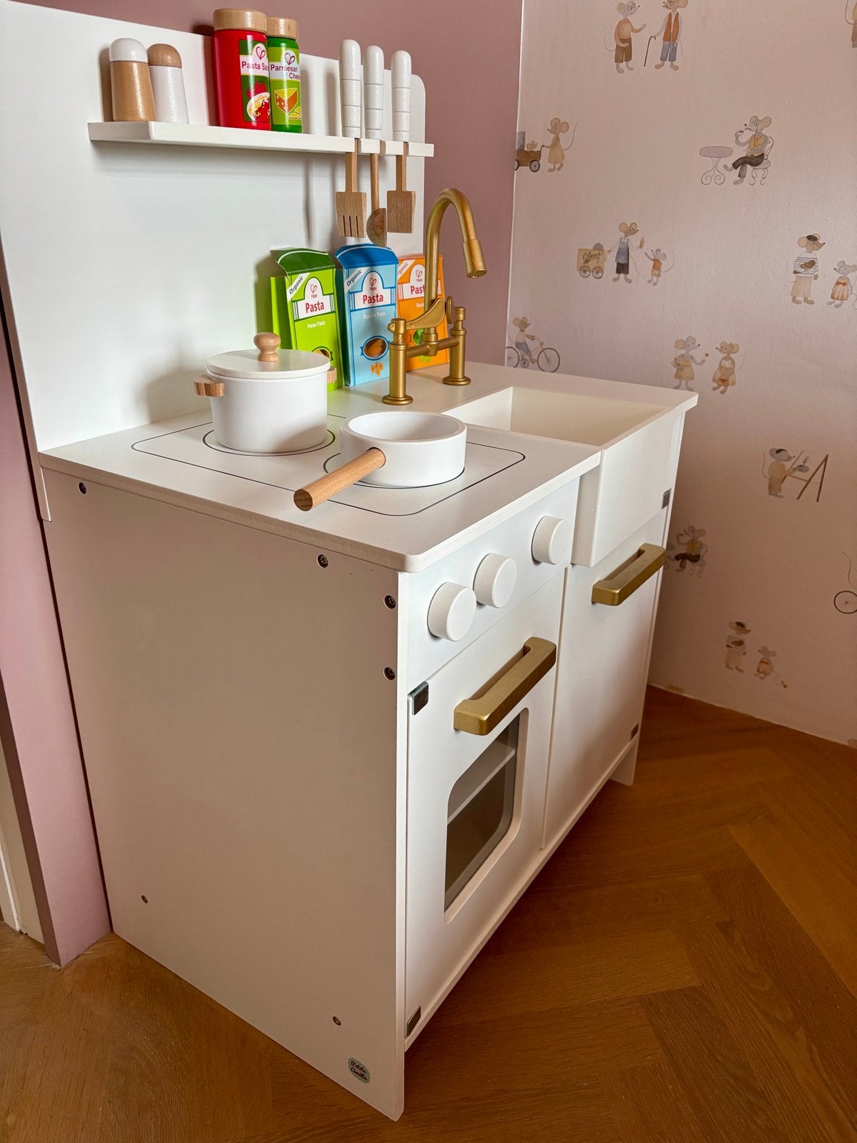 Petit Amélie Houten Speelkeuken - als nieuw!, Ophalen, Zo goed als nieuw, Hout, Speelkeuken