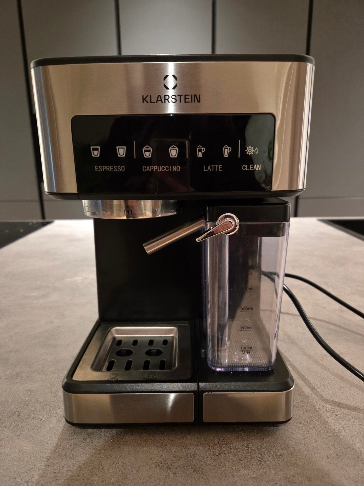 Klarstein Espresso machine - Zo goed als nieu, Ophalen of Verzenden, Zo goed als nieuw, Espresso apparaat, Gemalen koffie