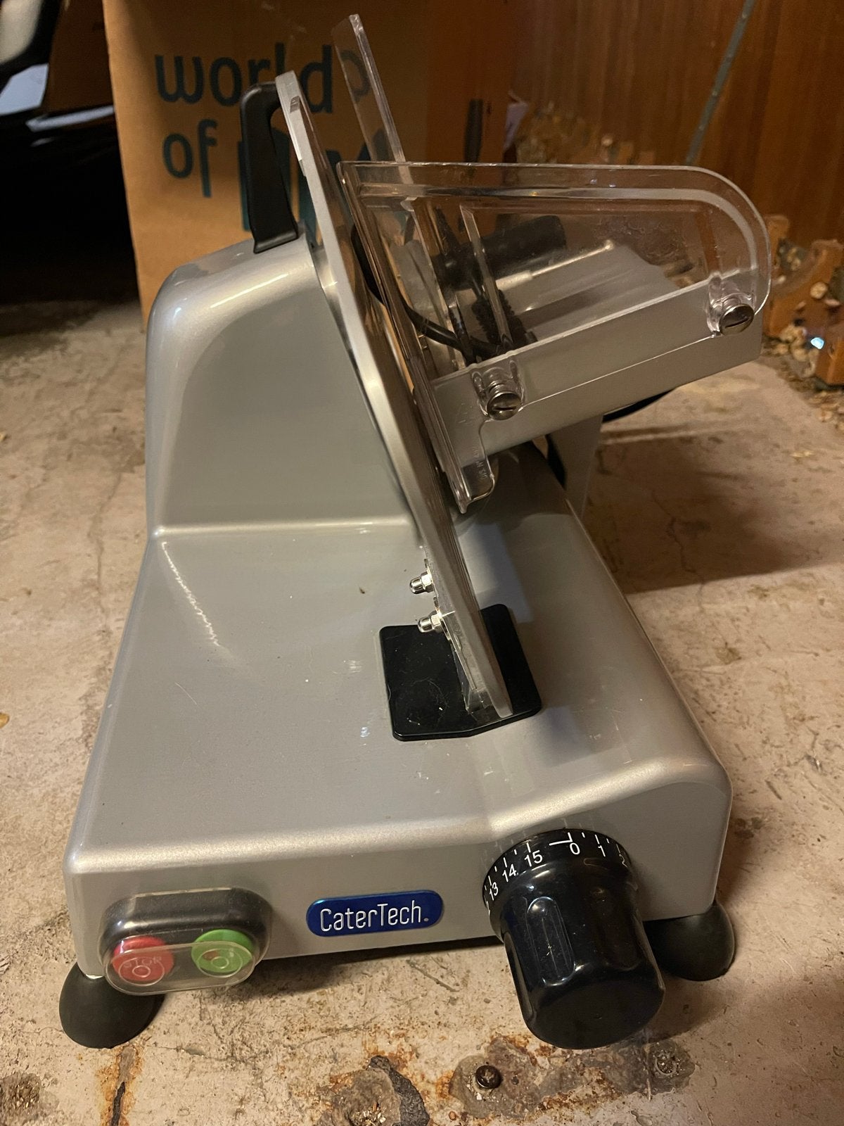 Cater Tech Vleessnijmachine/Kaassnijmachine - Lusso 195 GL C, Ophalen, Zo goed als nieuw