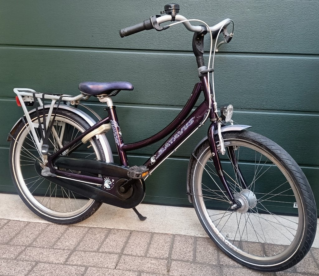 Batavus Meisjesfiets 24 inch wielen, 3 versnellingen, Fietsen en Brommers, Ophalen, Terugtraprem, Versnellingen, Batavus