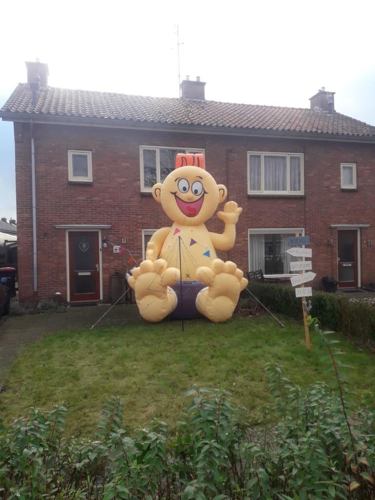 baby verhuur opblaasbare baby huren geboorte bord te huur, Hobby en Vrije tijd, Feestartikelen | Verhuur, Ophalen, Zo goed als nieuw