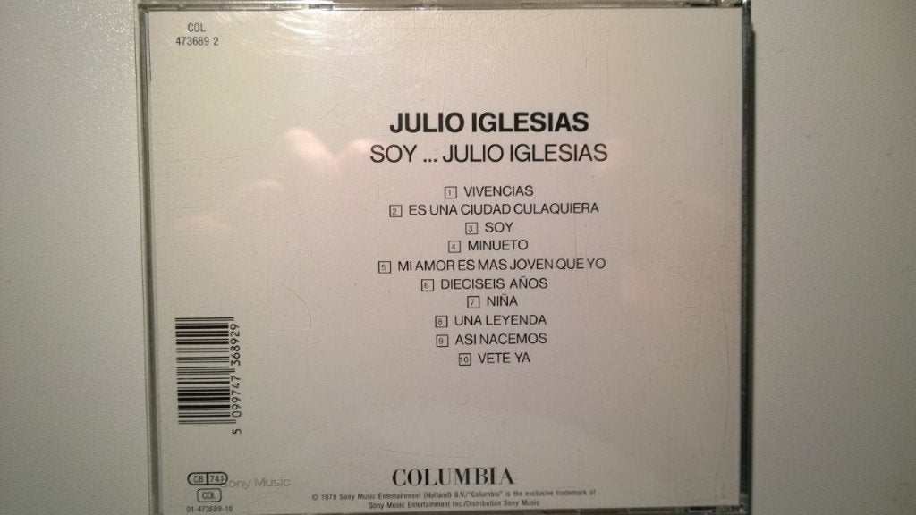 Julio Iglesias - Soy... Julio Iglesias, Ophalen of Verzenden, Zo goed als nieuw