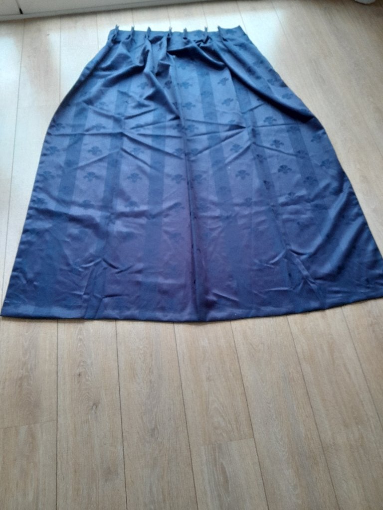 gordijnen blauw, Ophalen of Verzenden, Gebruikt, Blauw, Gordijn