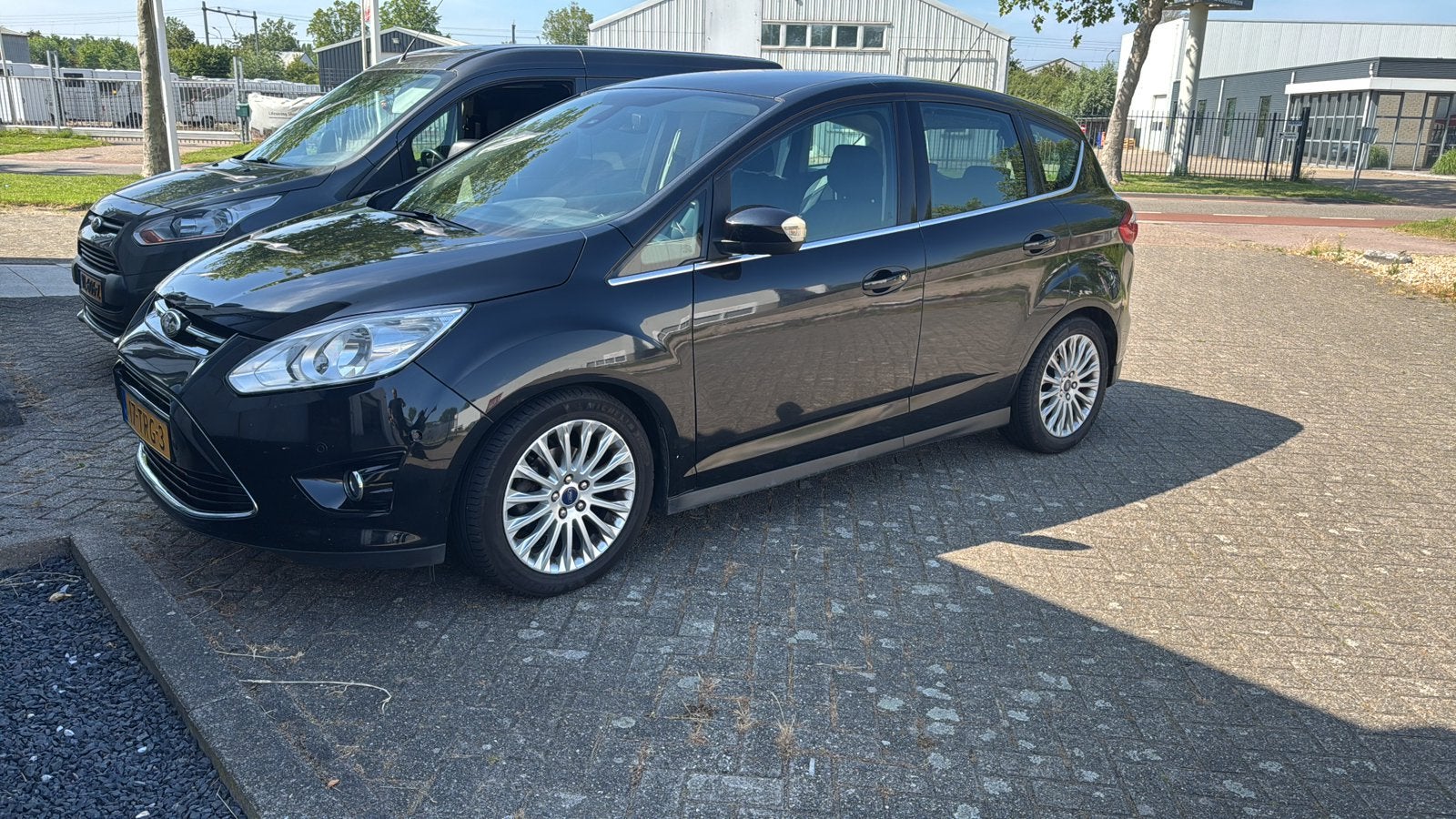 Ford C-Max 1.6 Tdci 85KW 2012 Zwart, Auto's, Voorwielaandrijving, 4 cilinders, 1290 kg, Origineel Nederlands