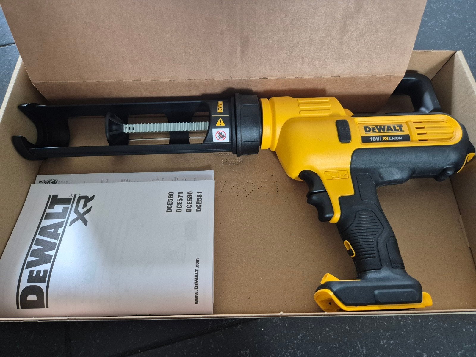 DeWalt DCE560N Accu Kitspuit *Nieuw*, Doe-het-zelf en Verbouw, Gereedschap | Handgereedschap, Ophalen of Verzenden, Nieuw
