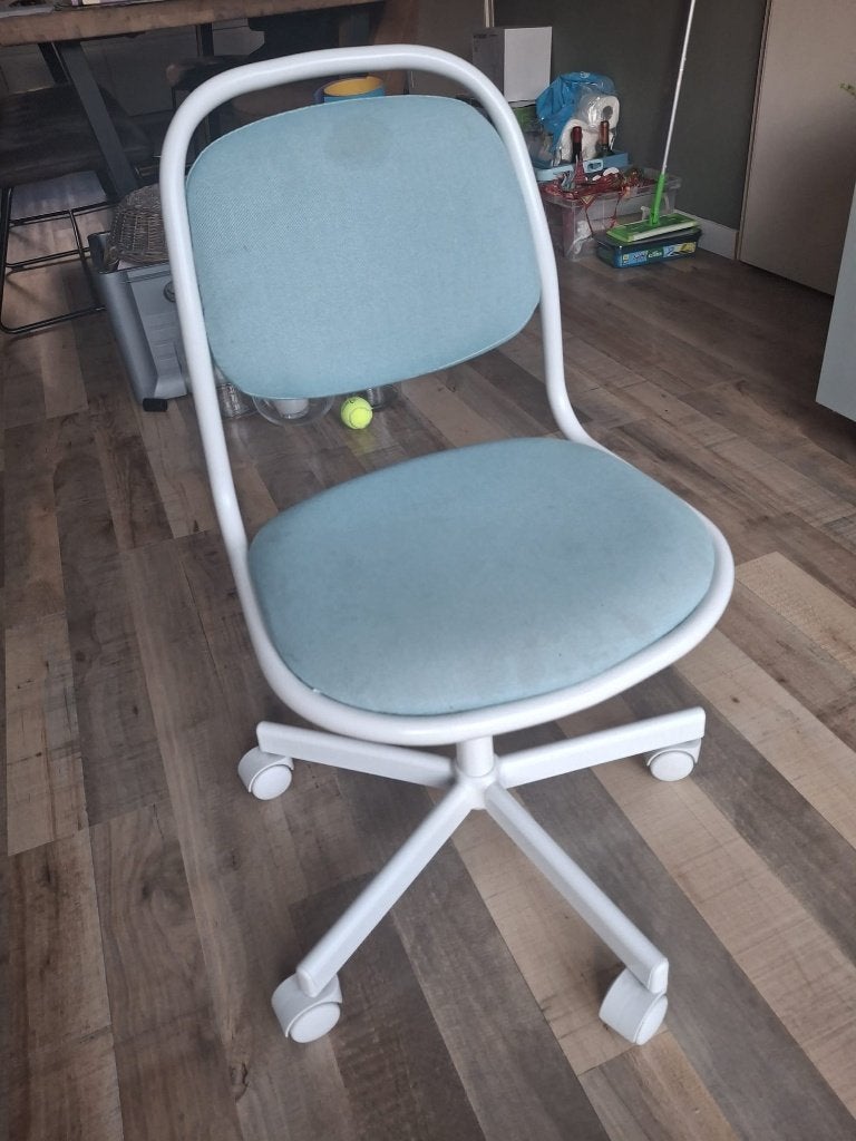 kinderbureaustoel, Ophalen, Zo goed als nieuw, Blauw, Bureaustoel