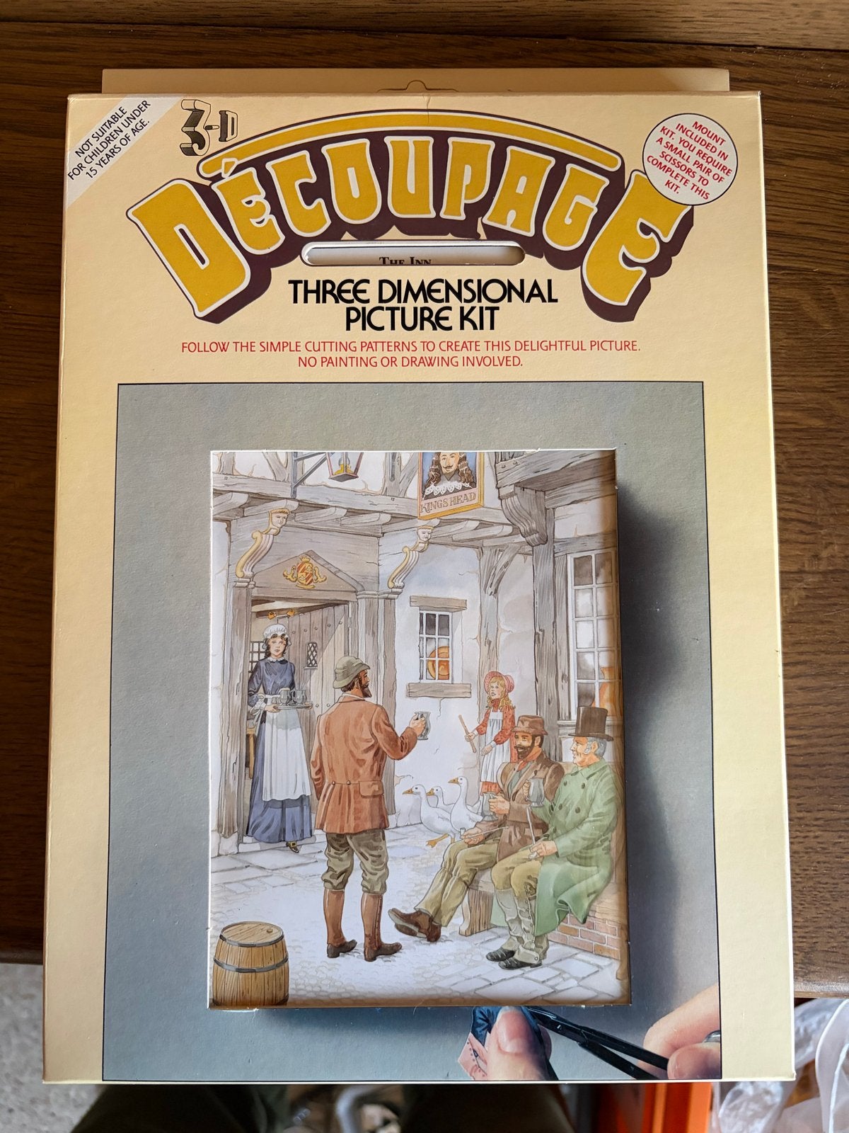 10 Vintage 3D Decoupage Kits sets, Gebouwen, Nieuw, Meerkleurig, Ophalen of Verzenden