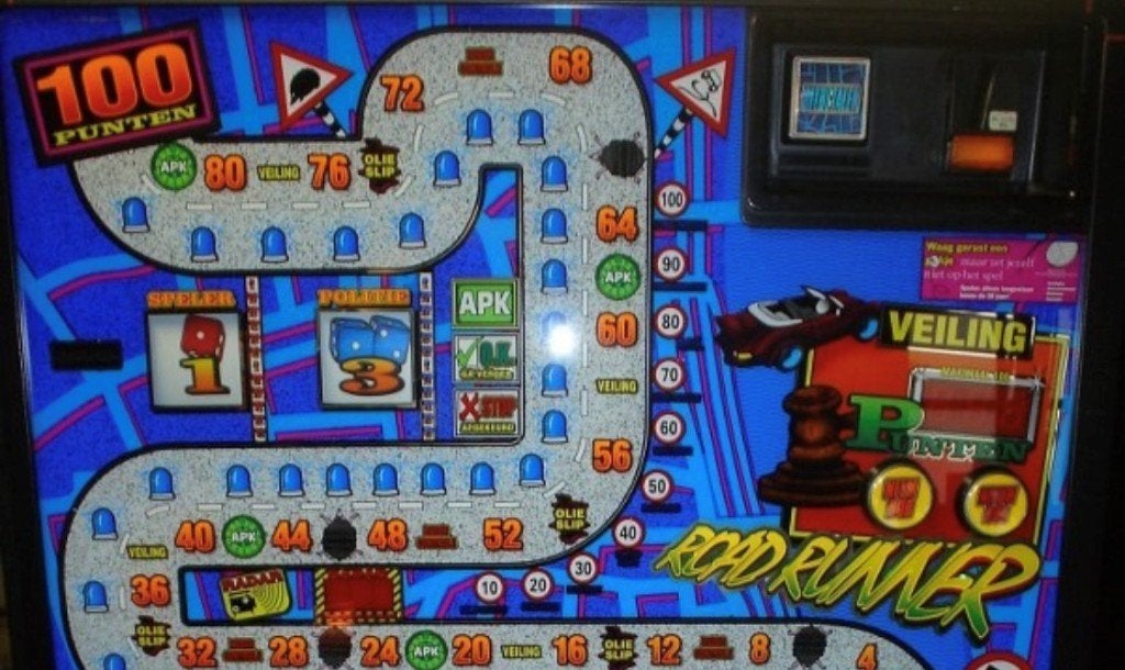 Road Runner gokkast, Euro, Ophalen, Gebruikt