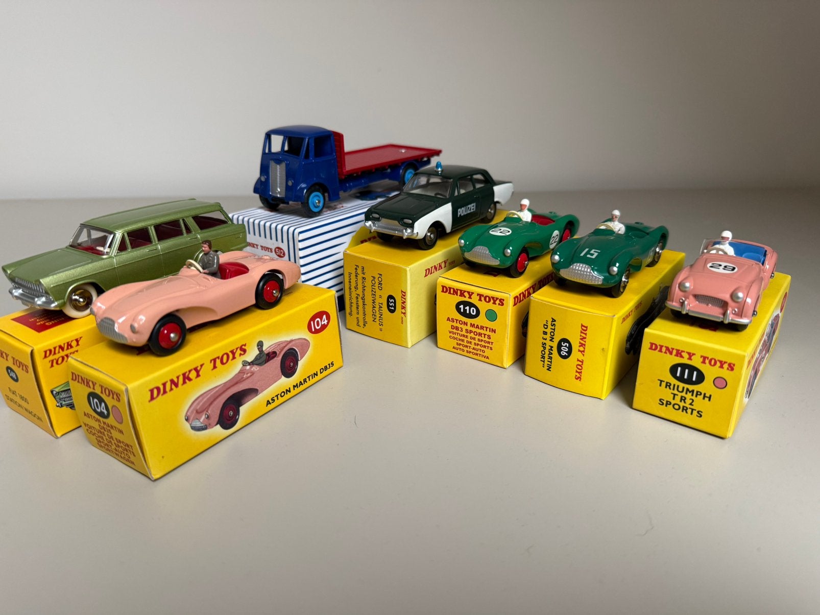Dinky Toys Atlas 7 stuks, Hobby en Vrije tijd, Modelauto's | 1:43, Ophalen of Verzenden, Zo goed als nieuw, Auto, Dinky Toys
