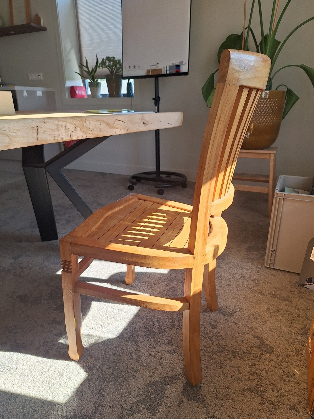 Teakhout stoelen, direct ophalen., Ophalen, Zo goed als nieuw