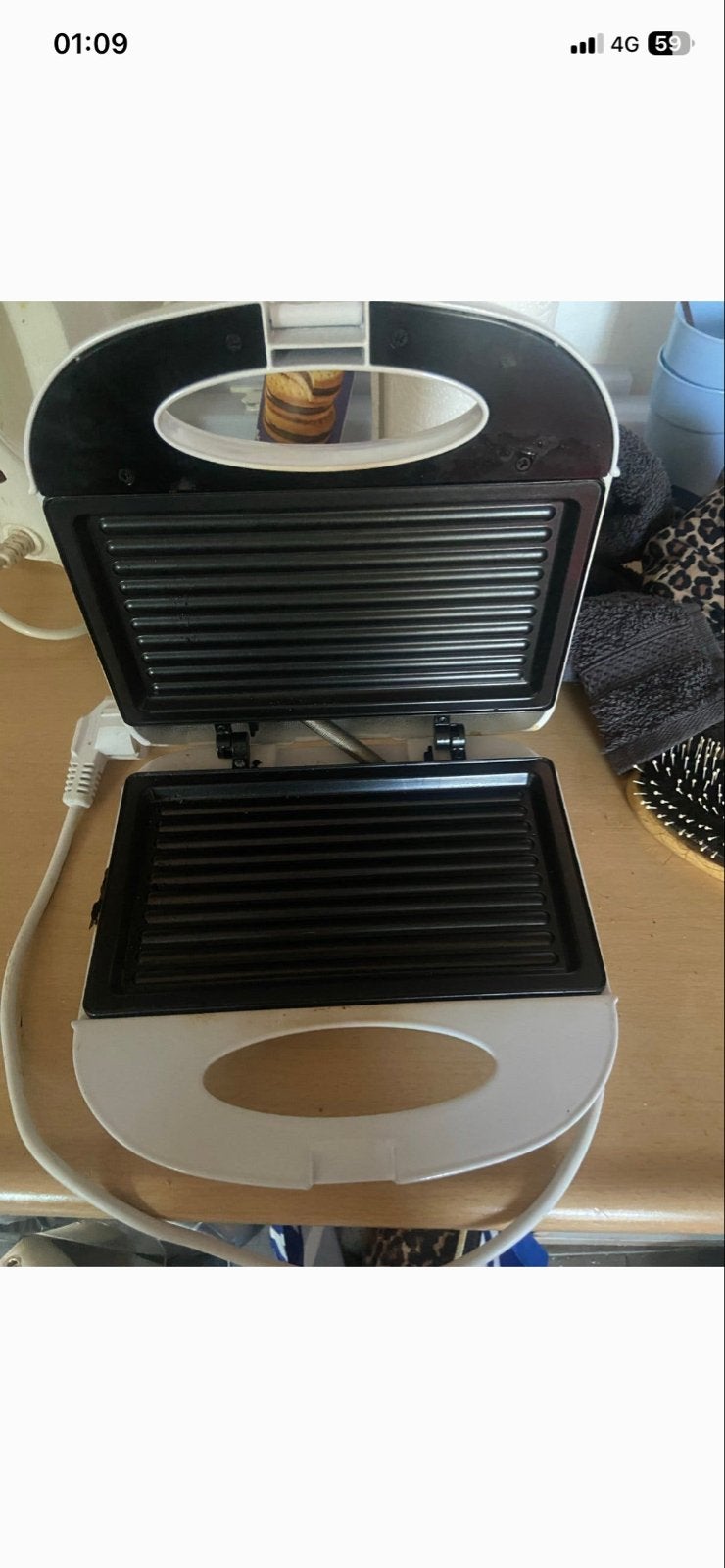 Tosti ijzer - Zo goed als nieuw, Ophalen of Verzenden, Zo goed als nieuw