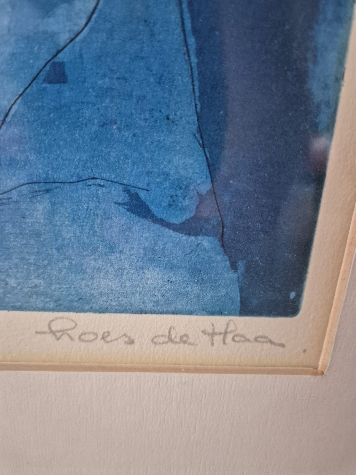 Loes de Haan - Grensloos - Ets (39/75), Ophalen, 50 cm, 70 cm, Genummerd
