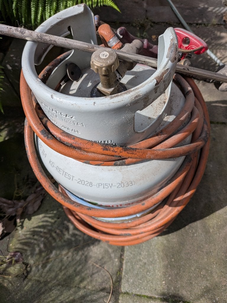 Dakdekkers gasbranders +fles, Ophalen, Gebruikt, Overige typen