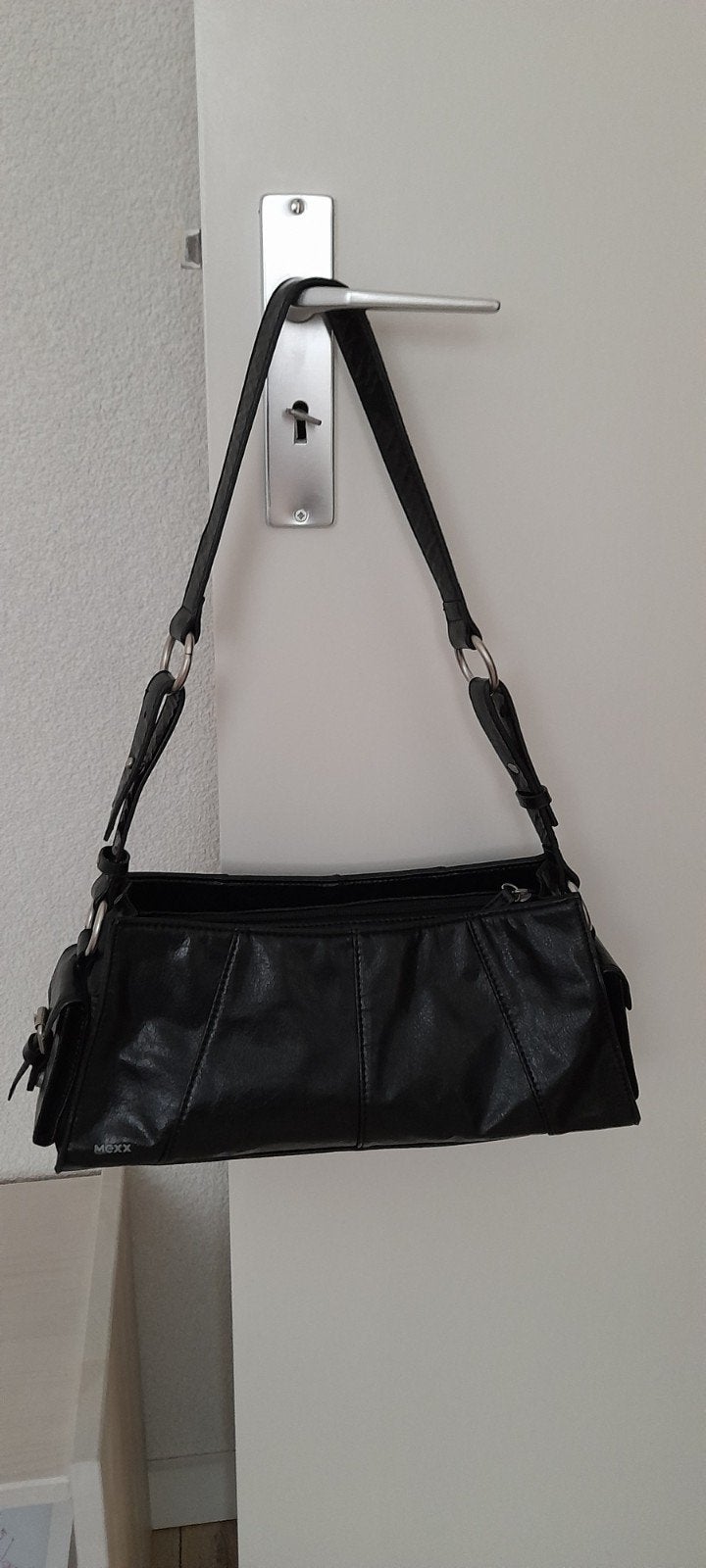 Zgan zwarte Mexx tas, Ophalen of Verzenden, Zo goed als nieuw, Zwart, Schoudertasje