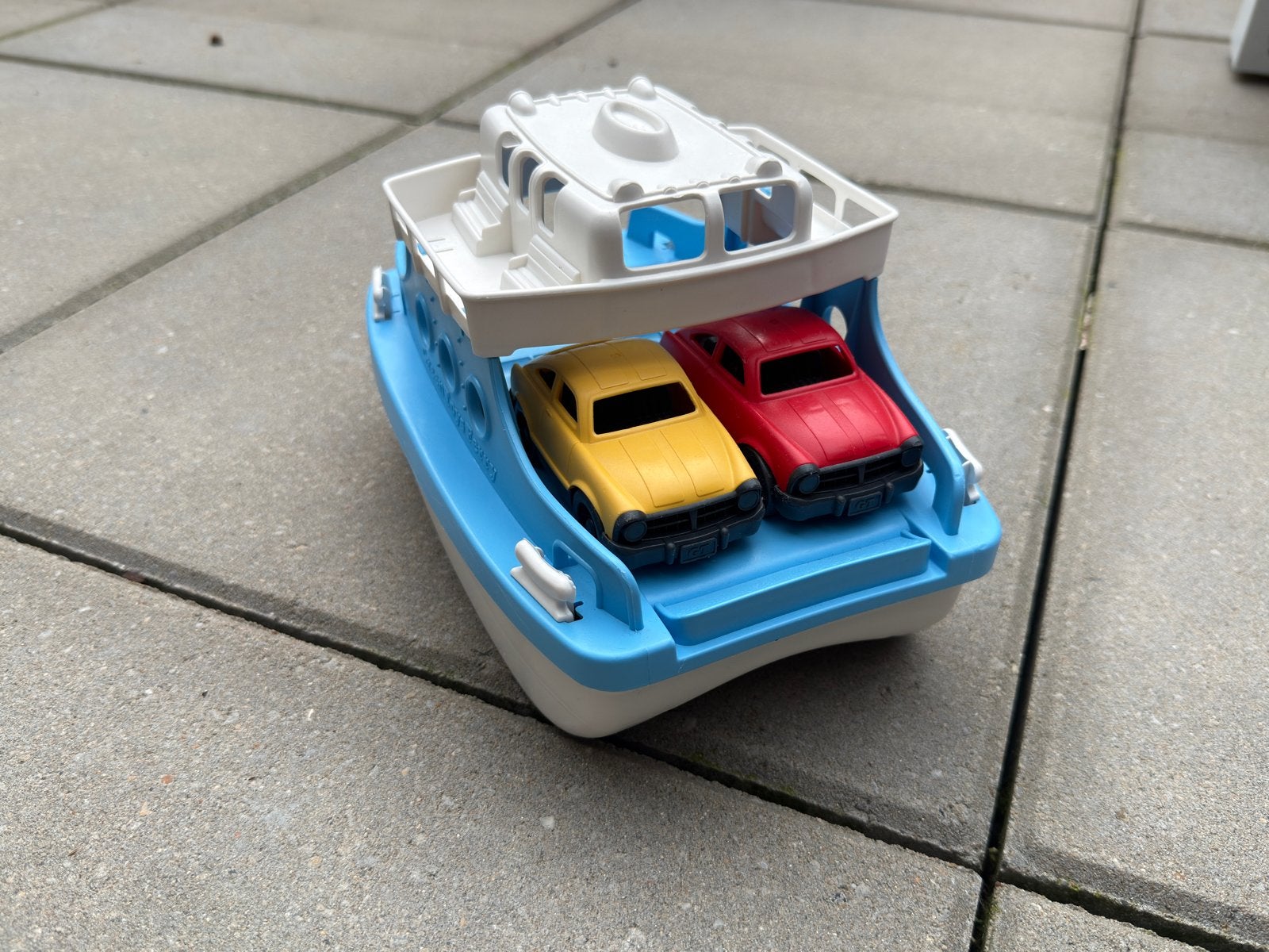 Green Toys Ferry Boot met Auto's - Speelgoedboot, Ophalen of Verzenden, Zo goed als nieuw