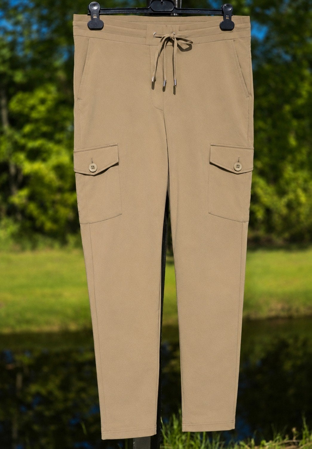 Nette travelstof broek &co woman - Maat L, Maat 42/44 (L), Ophalen of Verzenden, Zo goed als nieuw, &co woman