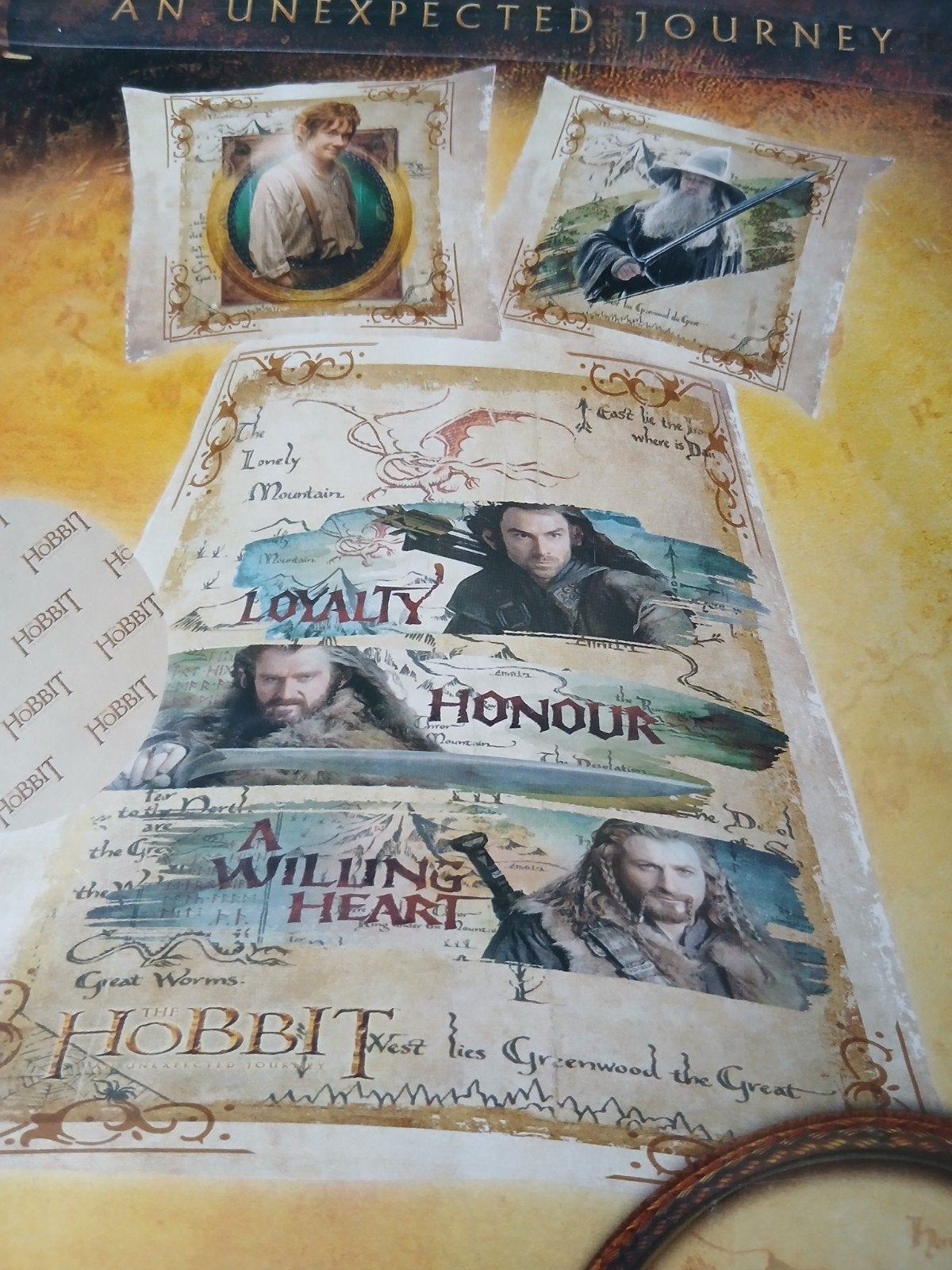 the Hobbit dekbedovertrek, Huis en Inrichting, Eenpersoons, Katoen, Nieuw, Ophalen of Verzenden