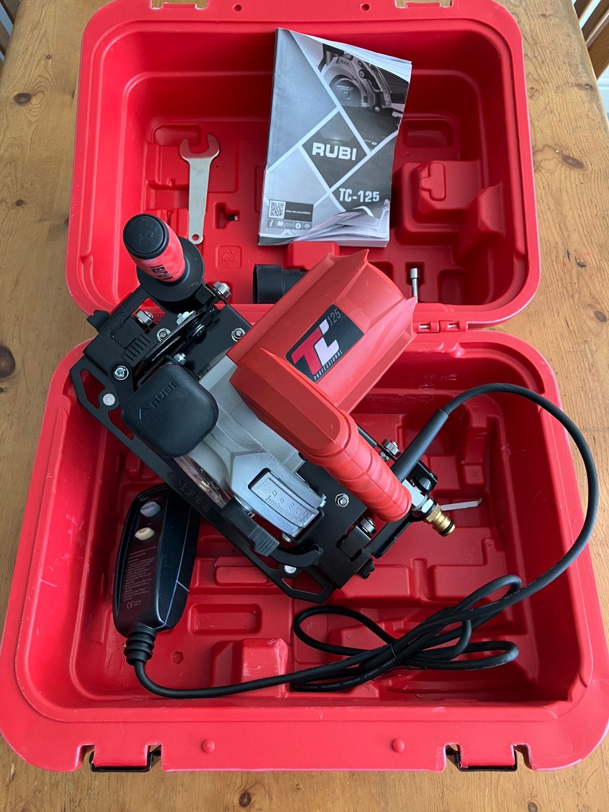 Rubi TC-125 Tegelzaagmachine, Ophalen, Minder dan 30 mm, Cirkelzaag, Nieuw