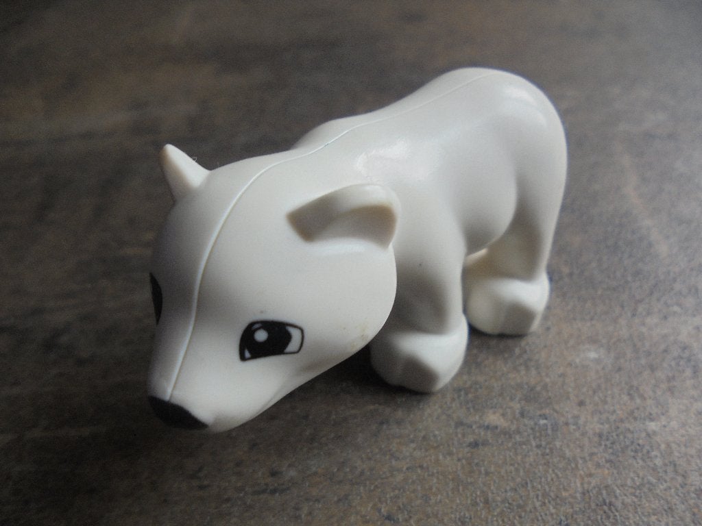 Lego Duplo Animal Polar Bear Cub (zie foto's) 29, Ophalen of Verzenden, Gebruikt, Losse stenen, Duplo