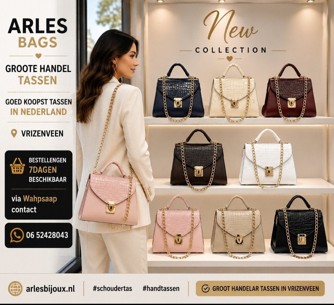 Arles Bags - Nieuwe Collectie Dames Handtassen, Sieraden, Tassen en Uiterlijk, Ophalen of Verzenden, Nieuw, Overige kleuren, Handtas