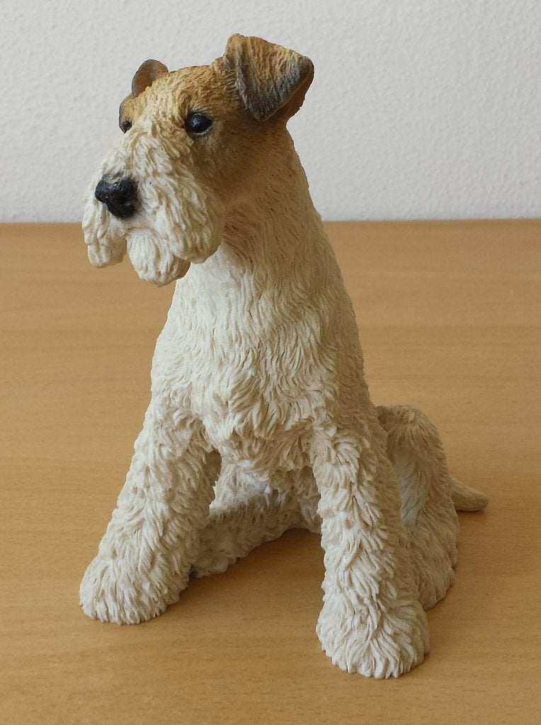 Beeldje Hond - Fox Terriër - Castagna - 1987, Verzamelen, Ophalen of Verzenden, Zo goed als nieuw, Hond of Kat, Beeldje of Figuurtje
