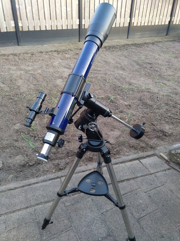Skylux Teleskoop type 2, Gebruikt, Lenzentelescoop (refractor), Met statief, Ophalen of Verzenden