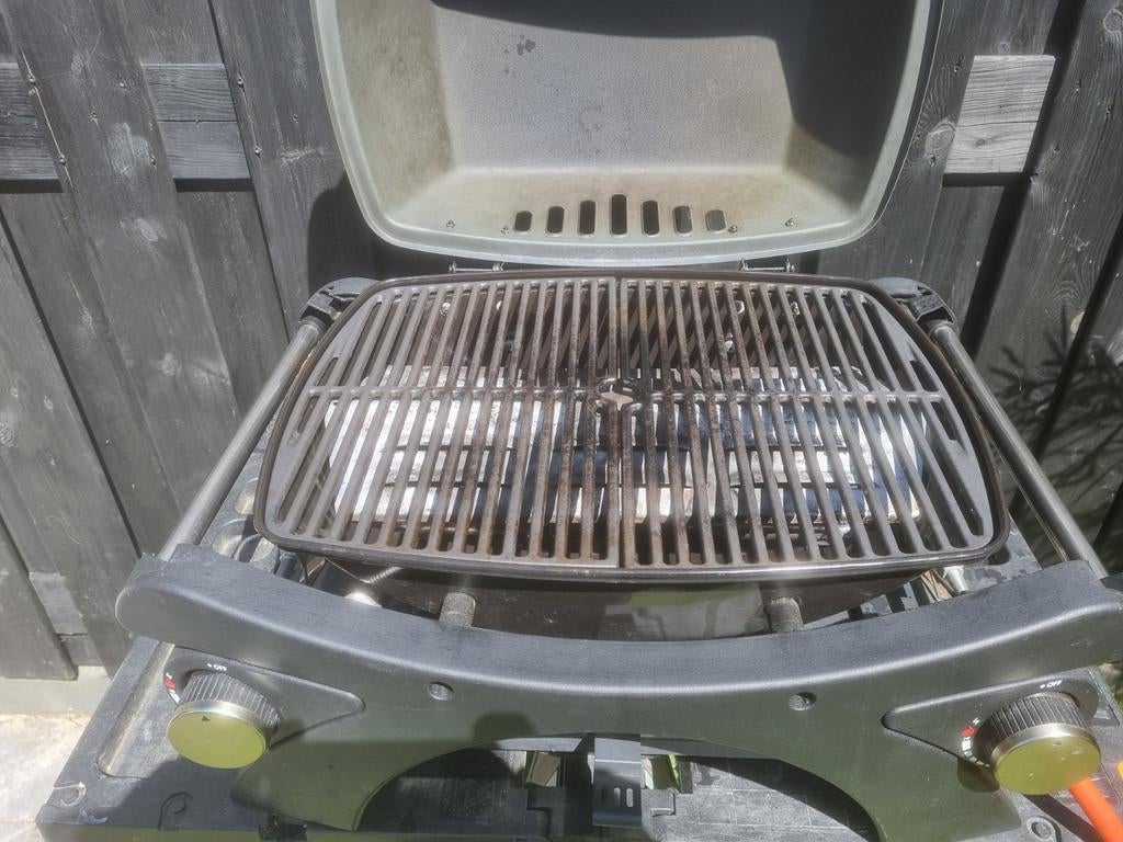 Compacte KitchenBrothers Gasbarbecue - Ideaal voor camping, Ophalen of Verzenden, Gebruikt, KitchenBrothers