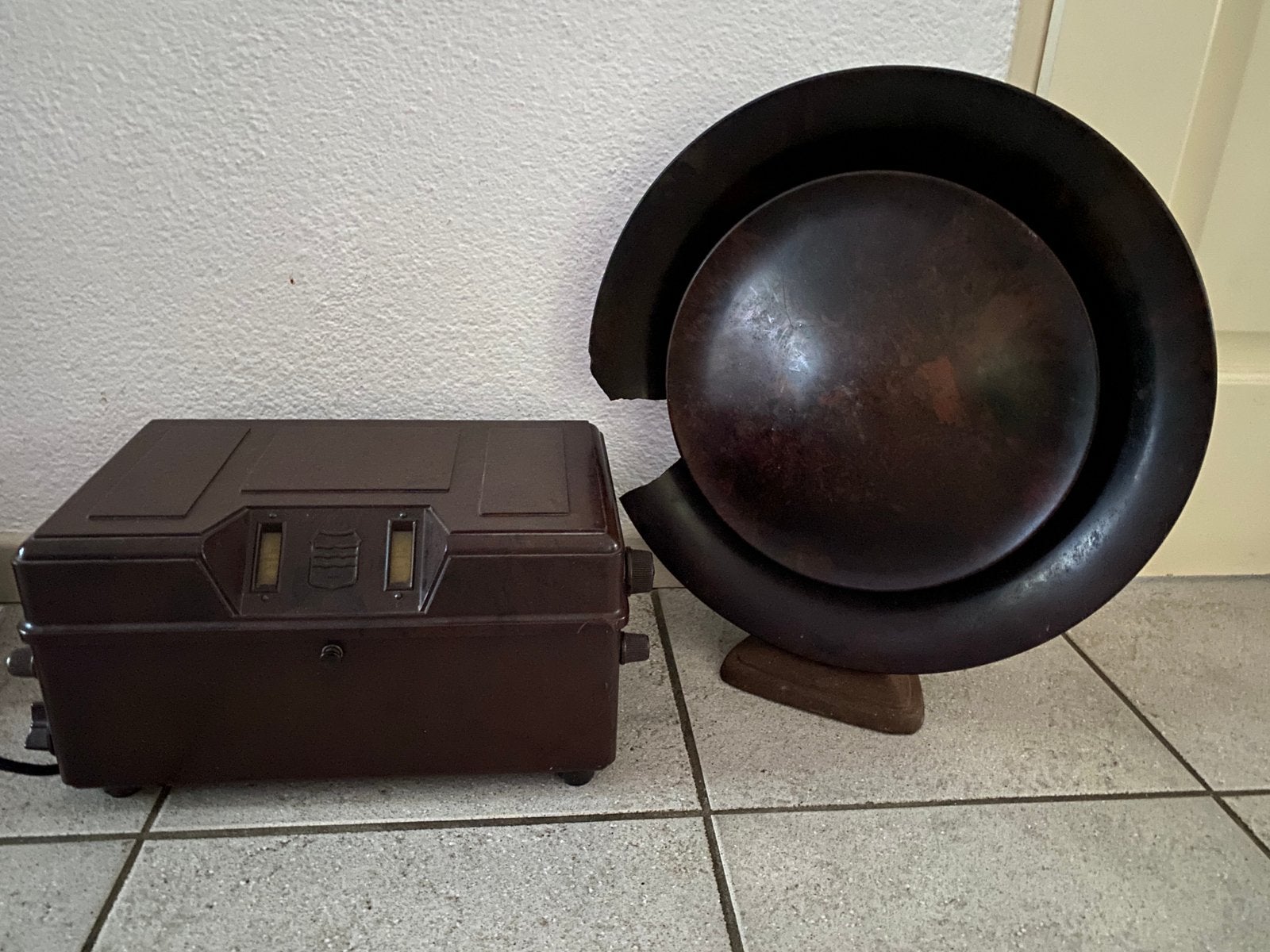 Philips 2531 met schaal luidspreker uit 1930, Antiek en Kunst, Ophalen of Verzenden
