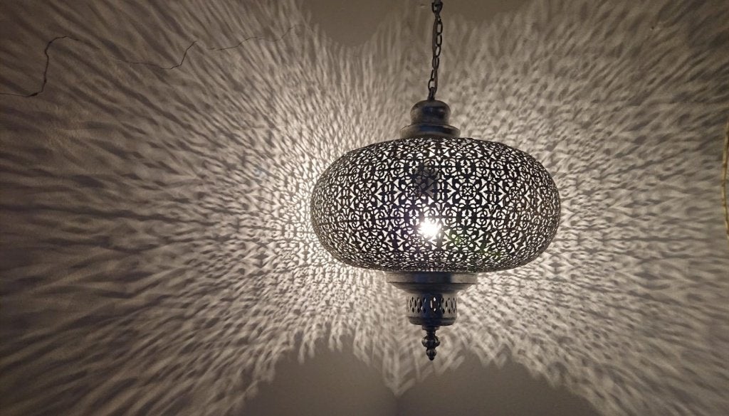 Diverse Oosterse filligrain gaatjeslamp hanglamp, Ophalen of Verzenden, Nieuw, Glas, Oosters Arabisch 1001nacht Boho Ibiza Marrakech Marokkaans Turks